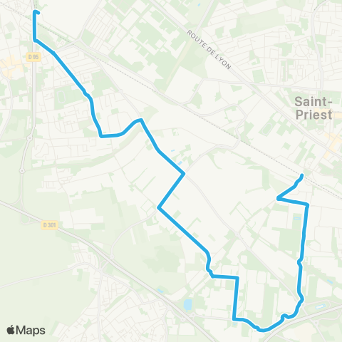 TCL Gare de Vénissieux - Saint-Priest Gare map