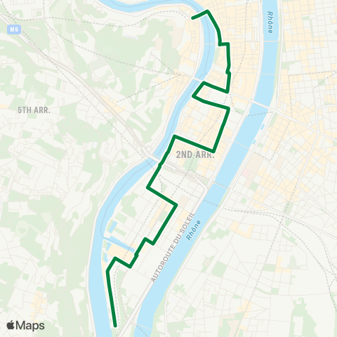 TCL Gare Saint Paul - Confluence Rambaud map
