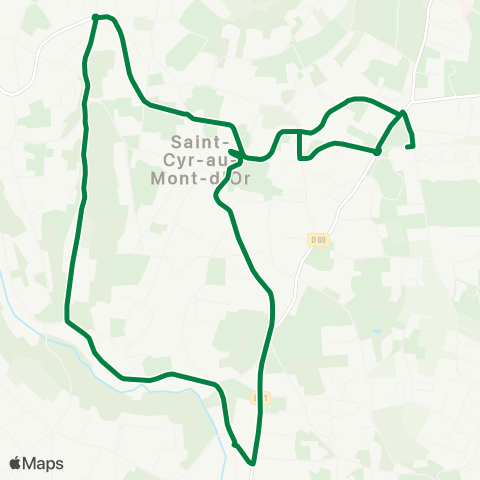 TCL Saint Cyr - la chaux École de Champlong map