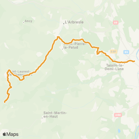 TCL Aveize Centre médical - Gorge de Loup map