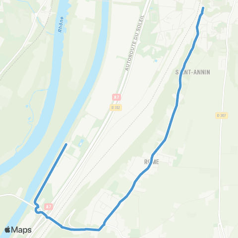 TCL Feyzin Gare - Solaize C.R.E.S map