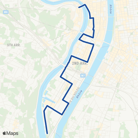 TCL Gare Saint Paul - Confluence Rambaud map