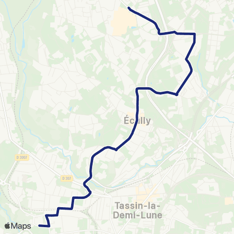 TCL Scolaires Institution St-Joseph (Tassin-la-Demi-Lune) map