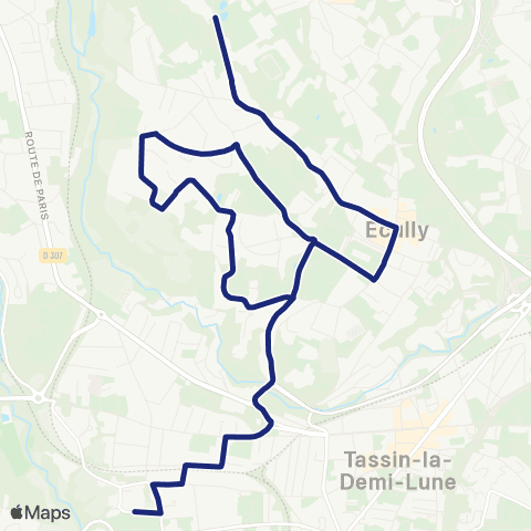 TCL Scolaires Institution St-Joseph (Tassin-la-Demi-Lune) map