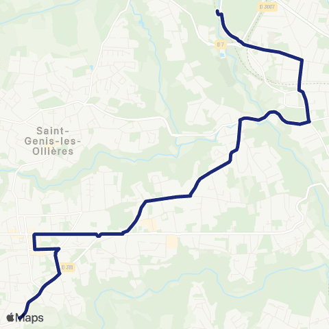 TCL Scolaires Lycée Blaise Pascal (Charbonnières-les-Bains) map