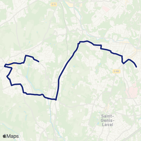 TCL Scolaires St-Thom. d'Aquin & ND Bon Conseil (Oullins) map