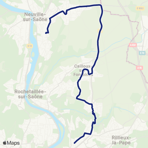 TCL Scolaires Institution ND de Bellegarde & Lycée Rosa Parks (Neuville) map