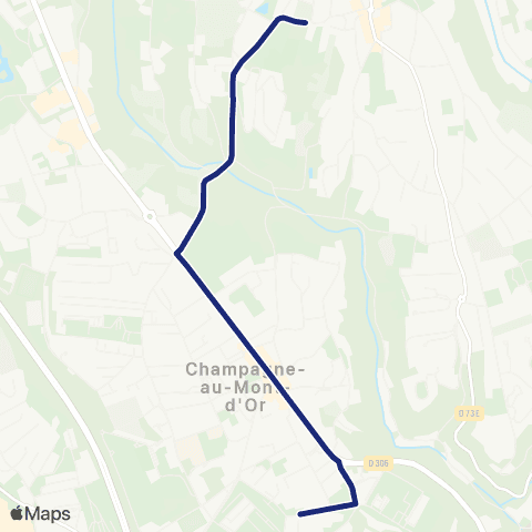 TCL Scolaires Collège et Lycée Fromente (St-Didier-au-Mont-d'Or) map