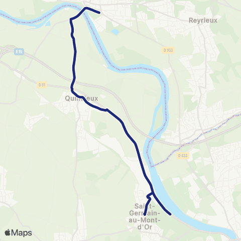 TCL Scolaires Collège de la Sidoine (Trévoux) map