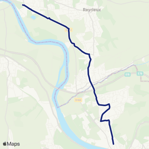 TCL Scolaires Collège de la Sidoine (Trévoux) map