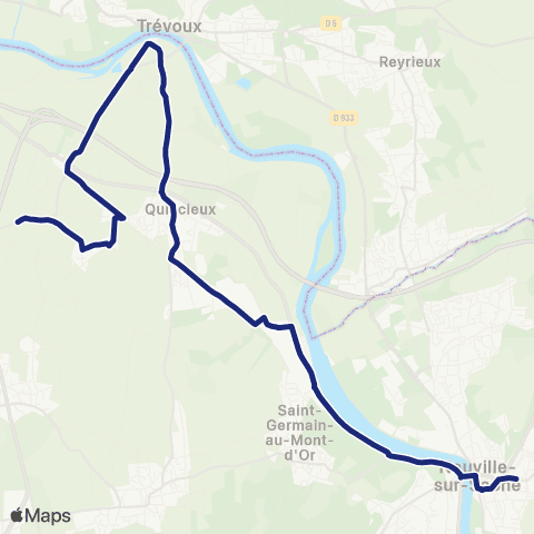 TCL Scolaires Lycée Rosa Parks (Neuville-sur-Saône) map