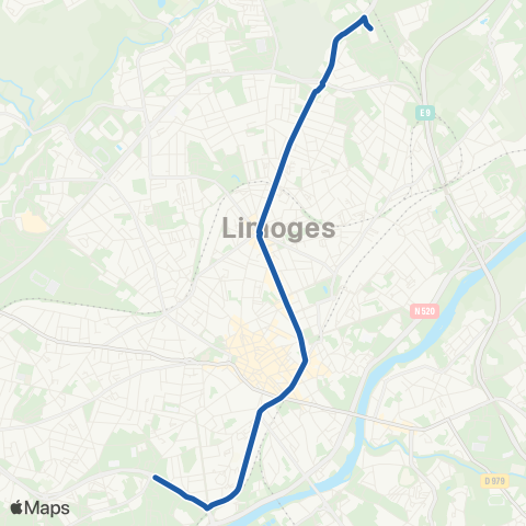 TCL P. Curie <> Pôle la Bastide map