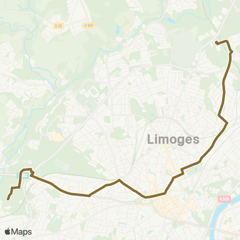 TCL Mal juin <> Pôle la Bastide map