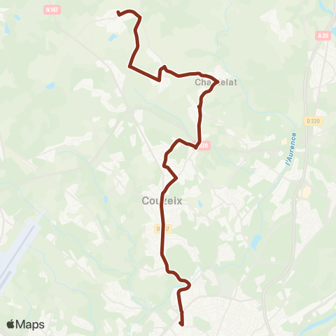 TCL Montjovis <> Chaptelat le Theillol map