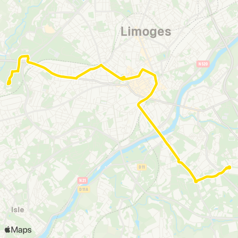 TCL Mal juin <> Pôle St Lazare map