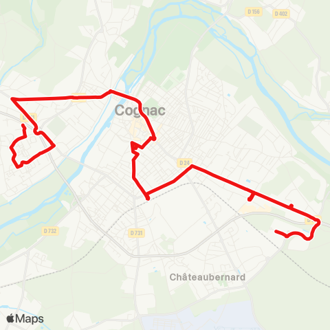 Transcom Ligne 2 map