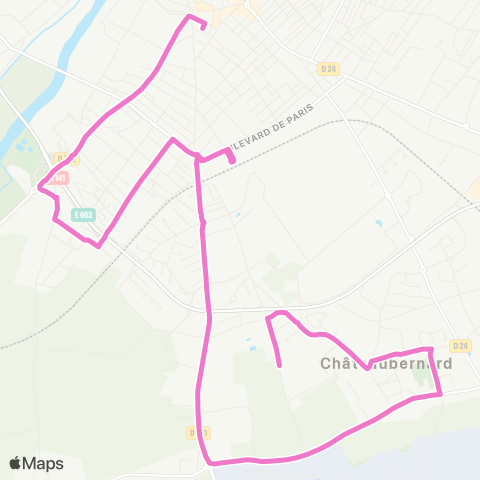 Transcom Ligne 4 map