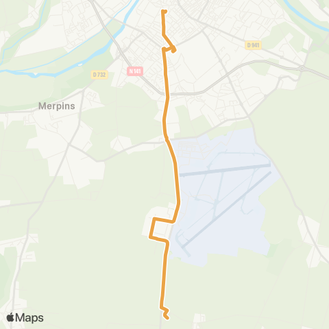 Transcom Ligne 7 map