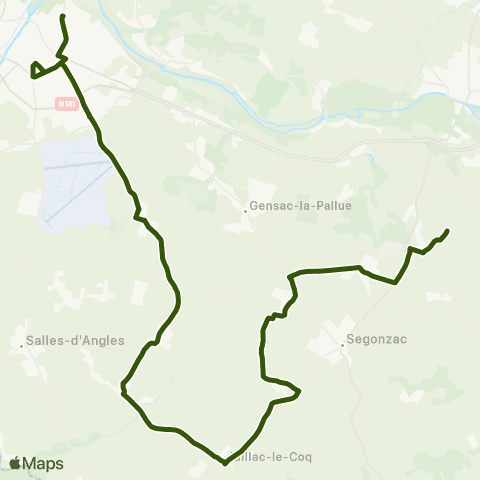 Transcom Cognac > Segonzac > Mainxe map