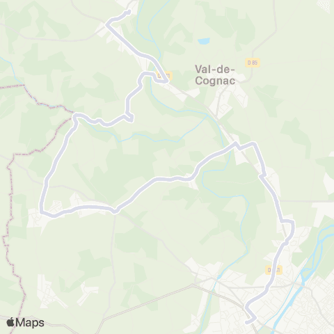 Transcom Val-de-Cognac <> Cognac Collège Claude Boucher map