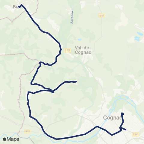Transcom Cognac > Saint-Laurent > Val-de-Cognac map