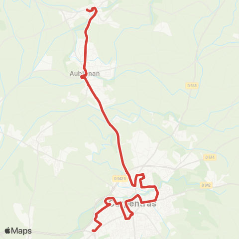 Trans'CoVe Beaumes / Serres <> Carpenpentras Pôle santé map