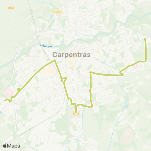 Trans'CoVe Castellas <> Pôle santé <> Voie de Monteux map