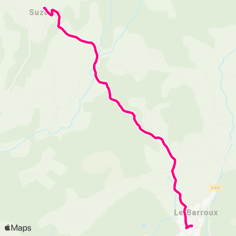 Trans'CoVe - Scolaire Primaire - Le Barroux / Suzette map