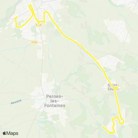 Trans'CoVe Venasque <> Carpentras map