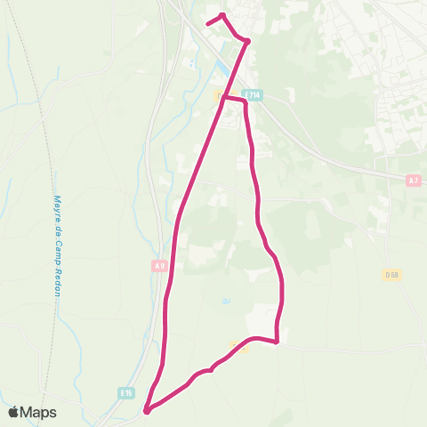 TCVO - Scolaire École du Grès / Collège Giono map