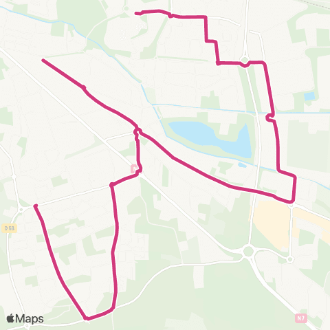 TCVO - Scolaire Collège Arausio / Lycée Argensol map