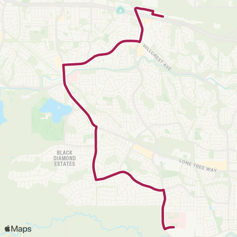 Tri Delta Transit Antioch BART / Kaiser Antioch Medical Ctr map