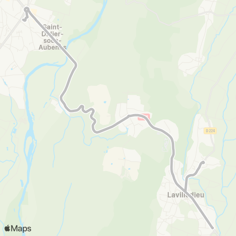 Tout'enbus Lavilledieu Crt RD103 - Aubenas map