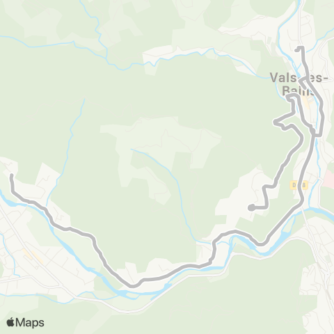 Tout'enbus Vals les Issoux - Vals Ets Scolaires map