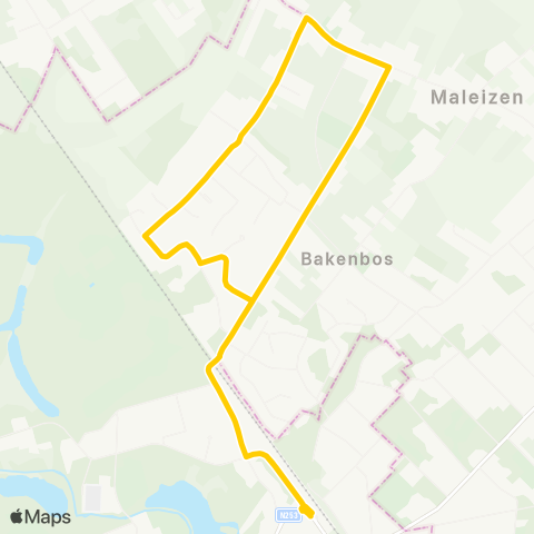 TEC Brabant Wallon Proxibus de la Hulpe map