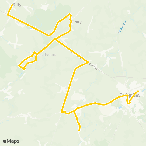 TEC Hainaut Soignies - Silly map