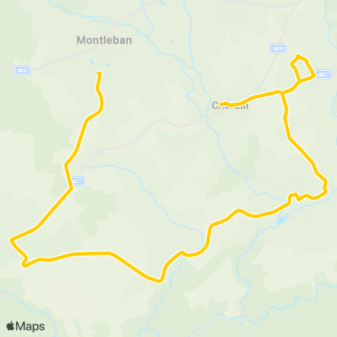 TEC Namur-Luxembourg Hallonru - Cherain map