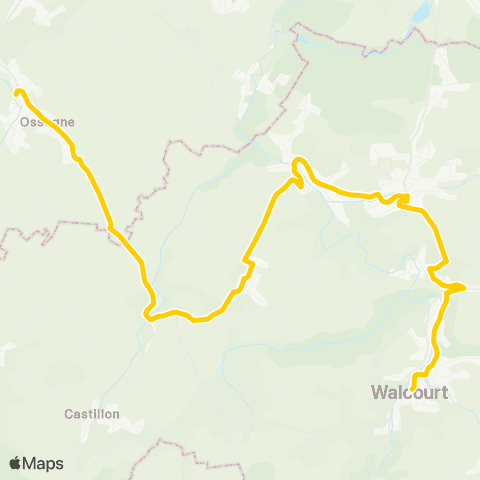 TEC Thuillies - Laneffe / Walcourt map