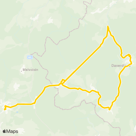 TEC Proxibus de Daverdisse map
