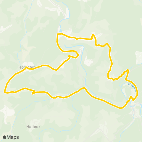 TEC La Roche - Warizy - la Roche map