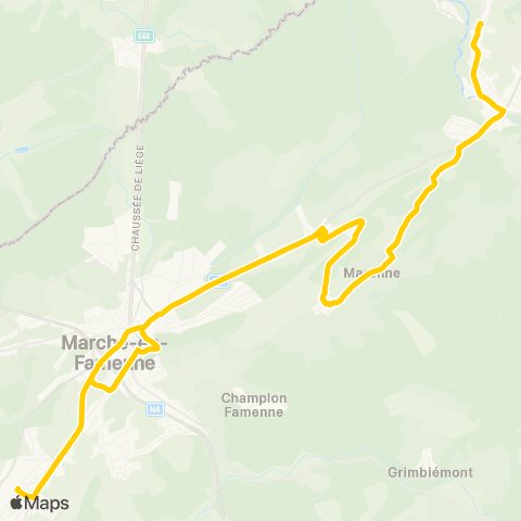 TEC Marloie - Melreux map