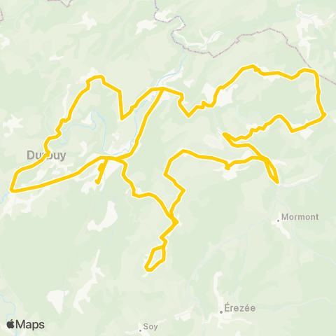 TEC Proxibus de Durbuy map