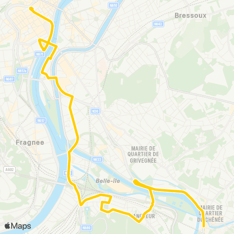 TEC Rép. Française - Angleur - Chênée map