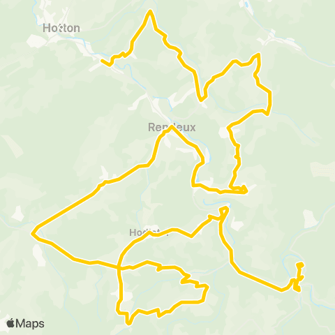 TEC La Roche - Devantave - la Roche map