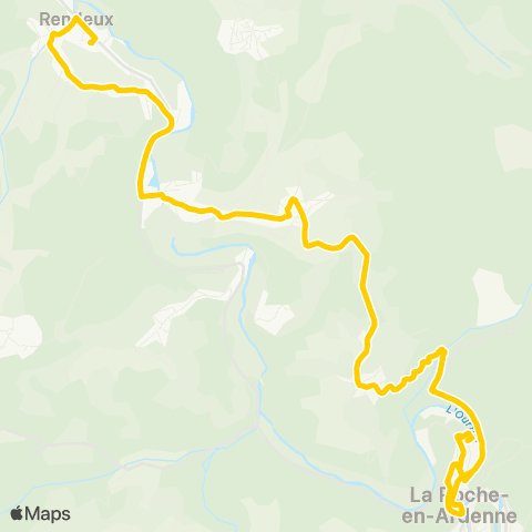 TEC La Roche - Cielle - Rendeux map