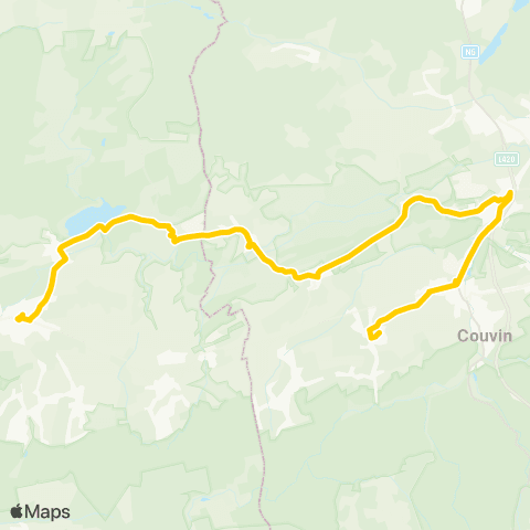 TEC Chimay - Mariembourg / Pesche map