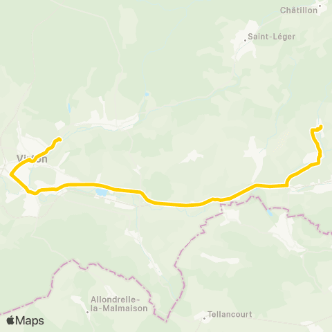 TEC Willancourt - Virton map