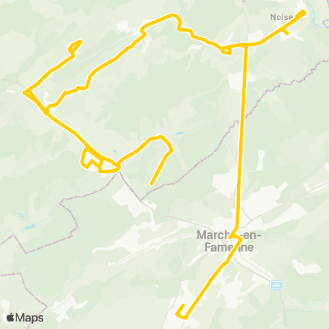 TEC Marloie - Heure - Noiseux map