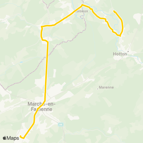TEC Marloie - Noiseux - Melreux map