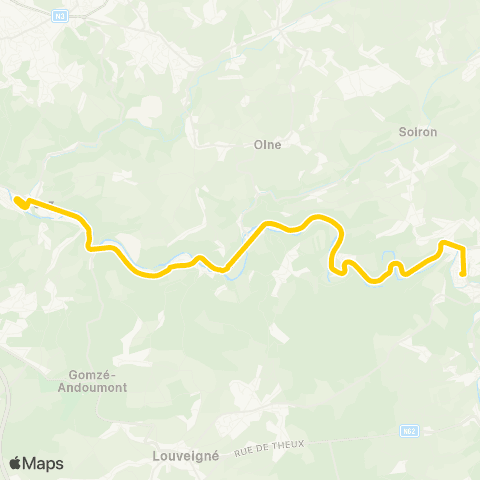 TEC Pepinster - Trooz - Prayon map